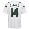 Image of Sam Darnold New York Jets Youth Game Jersey – Spotlight White 2019