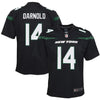 Image of Sam Darnold New York Jets Youth Retired Player Game Jersey – Stealth Black 2019