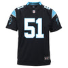 Image of Sam Mills Carolina Panthers Youth Retired Game Jersey - Black 2019