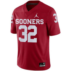 Samaje Perine Oklahoma Sooners Jordan Brand Game Jersey – Crimson 2019