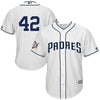 Image of San Diego Padres Majestic 2019 Jackie Robinson Day Official Cool Base Jersey – White 2019