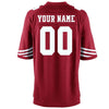 Image of San Francisco 49ers Custom Game Jersey - Scarlet 2019