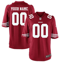 San Francisco 49ers Custom Game Jersey - Scarlet 2019