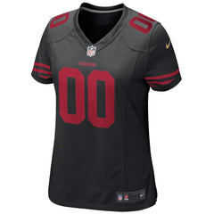 San Francisco 49ers Women's Custom Game Jersey - Black 2019