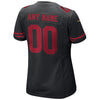 Image of San Francisco 49ers Women's Custom Game Jersey - Black 2019