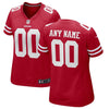 Image of San Francisco 49ers Women's Custom Game Jersey – Red 2019