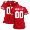 Image of San Francisco 49ers Women's Custom Game Jersey - Scarlet 2019