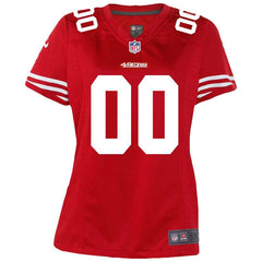 San Francisco 49ers Women's Custom Game Jersey - Scarlet 2019