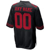 Image of San Francisco 49ers Youth Alternate Custom Game Jersey – Black 2019