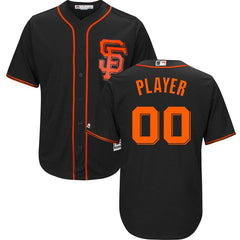 San Francisco Giants Majestic Alternate Cool Base Custom Jersey - Black 2019