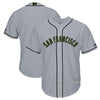 Image of San Francisco Giants Majestic Memorial Day Cool Base Team Jersey - Gray 2019