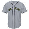 Image of San Francisco Giants Majestic Memorial Day Cool Base Team Jersey - Gray 2019