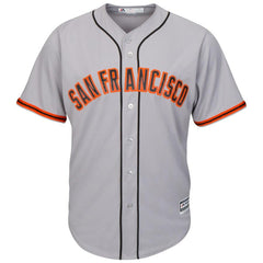 San Francisco Giants Majestic Official Cool Base Jersey - Gray 2019