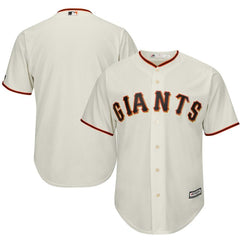 San Francisco Giants Majestic Official Cool Base Jersey - Tan 2019