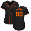 Image of San Francisco Giants Majestic Women's Alternate Cool Base Custom Jersey – Black 2019