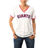 Image of San Francisco Giants Majestic Women's Fashion Stars &amp; Stripes Cool Base Jersey - White 2019