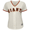 Image of San Francisco Giants Majestic Women's Home Cool Base Custom Jersey - Cream 2019