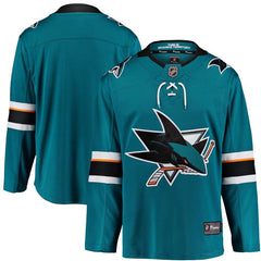 San Jose Sharks Breakaway Home Jersey - Teal 2019