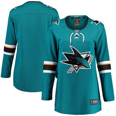 San Jose Sharks Women's Breakaway Home Jersey - Teal 2019