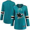 Image of San Jose Sharks Women's Breakaway Home Jersey - Teal 2019