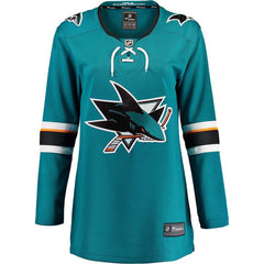 San Jose Sharks Women's Breakaway Home Jersey - Teal 2019