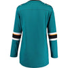 Image of San Jose Sharks Women's Breakaway Home Jersey - Teal 2019