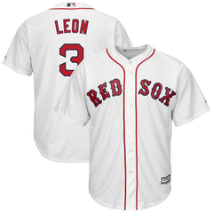 Sandy Leon Boston Red Sox Majestic Home Cool Base Replica Player Jersey - White 2019