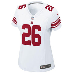 Saquon Barkley New York Giants Women's Game Jersey – White 2019