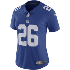 Saquon Barkley New York Giants Women's Vapor Untouchable Limited Jersey – Royal 2019