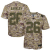 Image of Saquon Barkley New York Giants Youth Salute to Service Game Jersey - Camo 2019