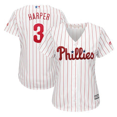 Bryce Harper Philadelphia Phillies Majestic Women's Home Cool Base Replica Player Jersey - White/Scarlet 2019