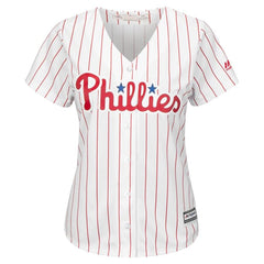 Andrew McCutchen Philadelphia Phillies Majestic Women's Cool Base Player Jersey - White/Scarlet 2019