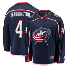 Scott Harrington Columbus Blue Jackets Breakaway Jersey – Navy 2019