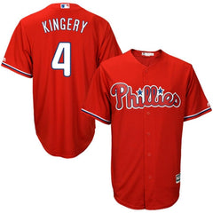 Scott Kingery Philadelphia Phillies Majestic Fashion Official Cool Base Player Jersey - Scarlet 2019