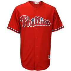 Scott Kingery Philadelphia Phillies Majestic Fashion Official Cool Base Player Jersey - Scarlet 2019