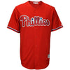 Image of Scott Kingery Philadelphia Phillies Majestic Fashion Official Cool Base Player Jersey - Scarlet 2019