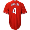 Image of Scott Kingery Philadelphia Phillies Majestic Fashion Official Cool Base Player Jersey - Scarlet 2019