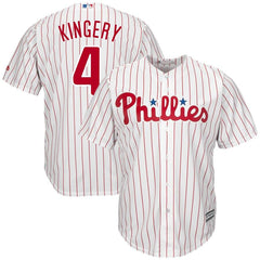 Scott Kingery Philadelphia Phillies Majestic Official Cool Base Player Jersey – White 2019