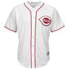 Image of Scott Schebler Cincinnati Reds Majestic Home Cool Base Replica Player Jersey - White 2019