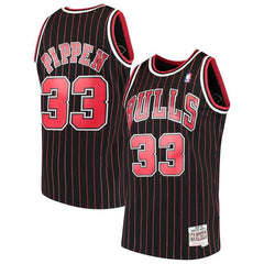 Scottie Pippen Chicago Bulls Mitchell &amp; Ness 1995-96 Hardwood Classics Swingman Jersey – Black 2019