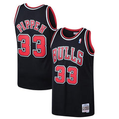 Scottie Pippen Chicago Bulls Mitchell &amp; Ness 1997-98 Hardwood Classics Swingman Jersey - Black 2019