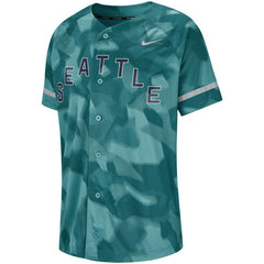 Seattle Mariners Camo Jersey - Aqua 2019