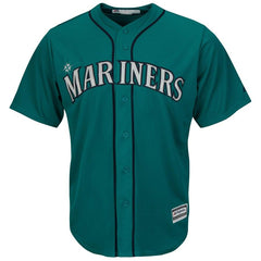 Seattle Mariners Majestic Cool Base Custom Jersey - Northwest Green 2019