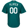 Image of Seattle Mariners Majestic Cool Base Custom Jersey - Northwest Green 2019