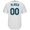 Image of Seattle Mariners Majestic Cool Base Custom Jersey - White 2019