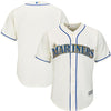 Image of Seattle Mariners Majestic Official Cool Base Jersey - Cream 2019