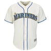 Image of Seattle Mariners Majestic Official Cool Base Jersey - Cream 2019