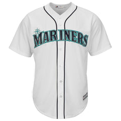 Seattle Mariners Majestic Official Cool Base Jersey - White 2019