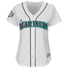 Image of Seattle Mariners Majestic Women's 2019 Jackie Robinson Day Official Cool Base Jersey – White 2019