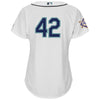 Image of Seattle Mariners Majestic Women's 2019 Jackie Robinson Day Official Cool Base Jersey – White 2019